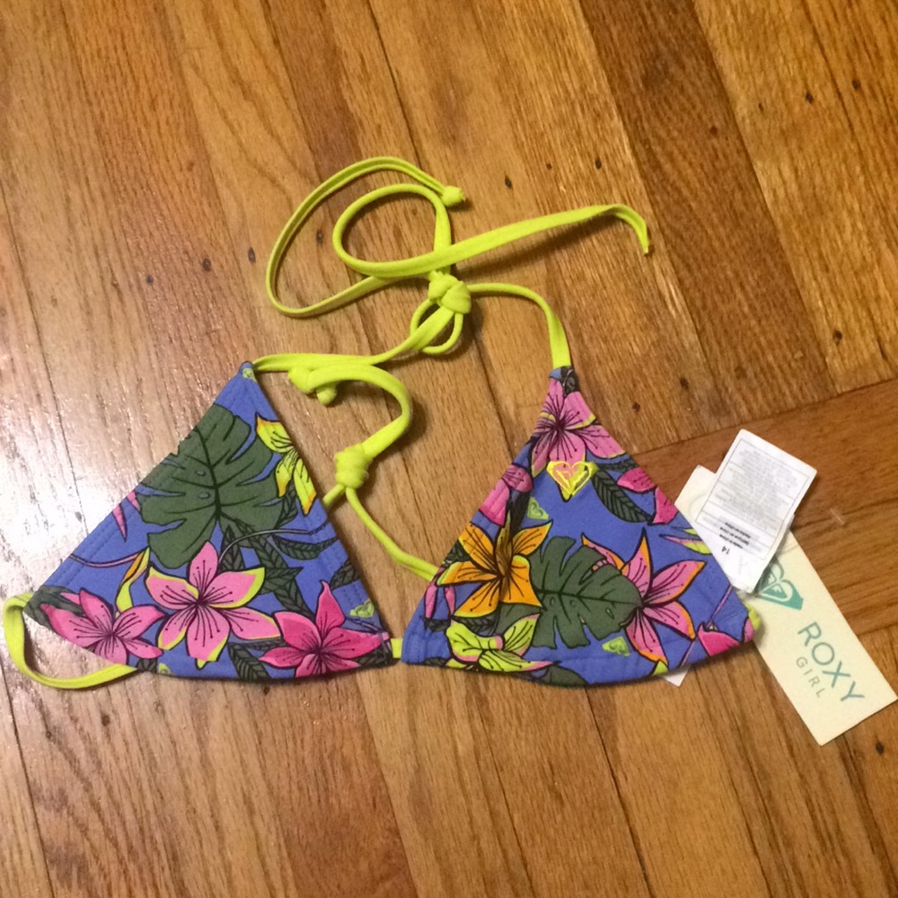 Roxy Girl Bikini Top Size 14.